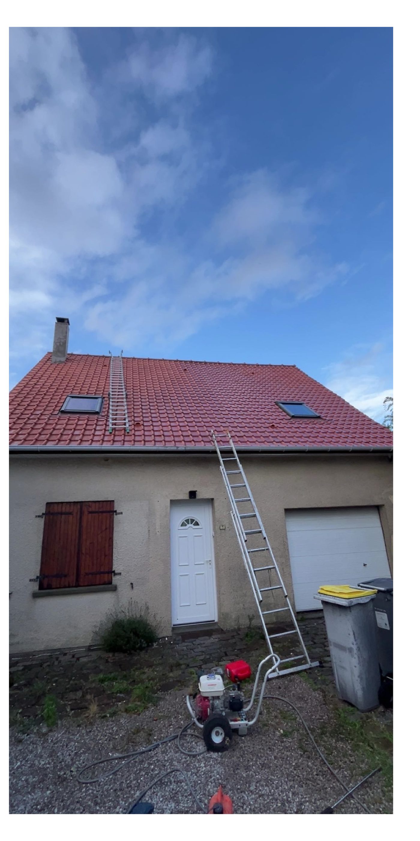 Toiture démoussée et traitée sur la Côte d'Opale